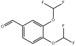 3,4-BIS-DIFLUOROMETHOXY-BENZALDEHYDE Struktur