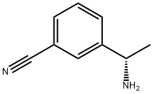 (S)-3-(1-氨基乙基)苯腈 结构式