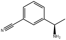 (R)-3-(1-氨基乙基)苯甲腈,127852-31-7,结构式
