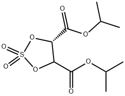 DIISOPROPYL(4S,5S)1,3,2-DIOXATHIOLANE4,5 -DICA.LA.2,2-DIOXIDE Structure