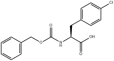 N-Benzyloxycarbonyl-3-(4-chlorophenyl)-L-alanine Structure