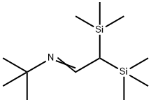 ビス(トリメチルシリル)-N-TERT-ブチルアセタールジミン 化学構造式