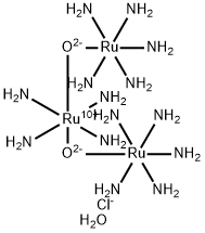 ルテニウムレッド四水和物 化学構造式