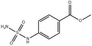 Benzoic acid, 4-[(aminosulfonyl)amino]-, methyl ester (9CI) Structure