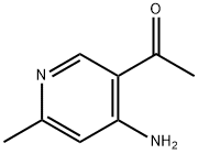 Ethanone,1-(4-amino-6-methyl-3-pyridinyl)- Structure