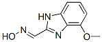 1H-Benzimidazole-2-carboxaldehyde,4-methoxy-,oxime(9CI) Structure