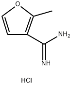 2-Methyl-furan-3-carboxamidine HCl Structure