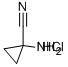 1-アミノシクロプロパンカルボニトリル塩酸塩 化学構造式