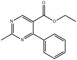 ETHYL-2-METHYL-4-PHENYL-5-PYRIMIDINE CARBOXYLATE,127957-93-1,结构式