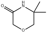 5,5-二甲基-3-吗啉酮, 127958-62-7, 结构式