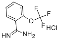 2-(トリフルオロメトキシ)ベンズアミジン塩酸塩 化学構造式