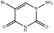 1-amino-5-bromouracil Struktur