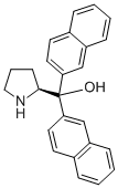 (S)-(-)-ALPHA,ALPHA-DI(2-NAPHTHYL)-2-PYRROLIDINEMETHANOL Structure