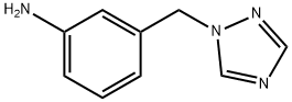 3-(1H-1,2,4-三唑-1-基甲基)苯胺, 127988-22-1, 结构式