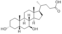 熊脱氧胆酸,128-13-2,结构式