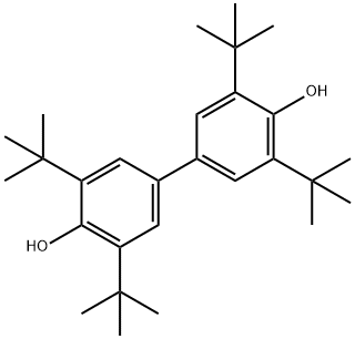 3,3',5,5'-TETRA(TERT-BUTYL)[1,1'-BIPHENYL]-4,4'-DIOL Structure