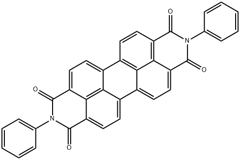 N,N'-DI-PHENYL-PERYLENE-TETRACARBONIC ACID, DIAMIDE Structure