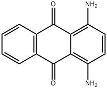 1,4-ジアミノアントラキノン 化学構造式
