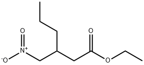 3-(硝基甲基)己酸乙酯, 128013-61-6, 结构式