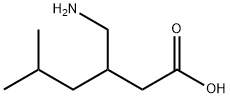 3-(氨甲基)-5-甲基己酸,128013-69-4,结构式