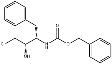 (2S,3S)-3-(Benzyloxycarbonylamino)-1-chloro-2-hydroxy-4-phenylbutane Structure