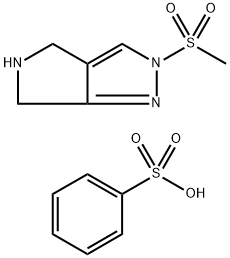 2-(Methylsulfonyl)-2,4,5,6-tetrahydropyrrolo[3,4-c]pyrazole Structure