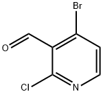 4-ブロモ-2-クロロピリジン-3-カルボキシアルデヒド 化学構造式