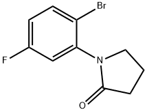 1-(2-ブロモ-5-フルオロフェニル)ピロリジン-2-オン