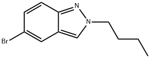 5-溴-2-丁基-2H-吲唑, 1280786-75-5, 结构式