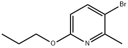 3-溴-2-甲基-6-丙氧基吡啶, 1280786-78-8, 结构式