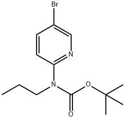tert-Butyl 5-bromopyridin-3-yl(propyl)carbamate Structure