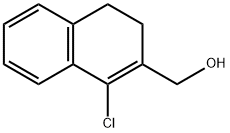 (1-クロロ-3,4-ジヒドロ-2-ナフタレニル)メタノール 化学構造式