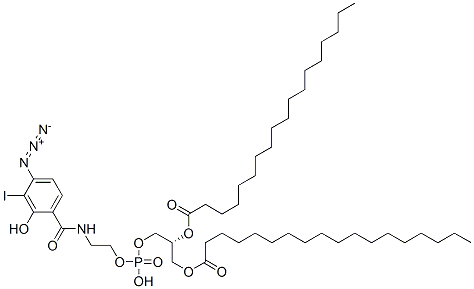 1,2-distearoyl-sn-glycero-3-phospho-N-(4-azido-3-iodo-2-hydroxybenzoyl)ethanolamine|