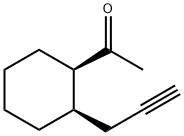 Ethanone, 1-[2-(2-propynyl)cyclohexyl]-, cis- (9CI) Structure