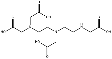 2,2'-((2-((carboxyMethyl)(2-((carboxyMethyl)aMino)ethyl)aMino)ethyl)azanediyl)diacetic acid 结构式