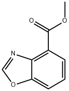 4-BENZOXAZOLECARBOXYLIC ACID, METHYL ESTER Structure
