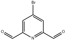 4-Bromo-2,6-diformylpyridine Struktur