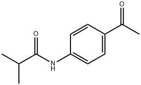 N-(4-乙酰苯基)异丁酰胺, 128184-26-9, 结构式