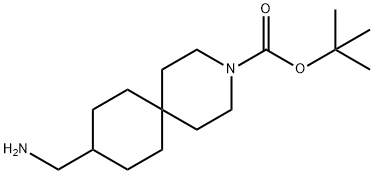tert-Butyl 9-(aminomethyl)-3-azaspiro-[5.5]undecane-3-carboxylate, 1281872-56-7, 结构式