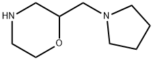 2-((PYRROLIDIN-1-YL)METHYL) MORPHOLINE Struktur
