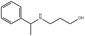 3-[(1-フェニルエチル)アミノ]プロパン-1-オール 化学構造式