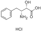 (2S,3R)-3-AMINO-2-HYDROXY-4-PHENYLBUTYRIC ACID HYDROCHLORIDE Structure