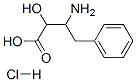 3-amino-2-hydroxy-4-phenylbutyric acid hydrochloride Structure