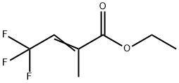 ETHYL 2-METHYL-4,4,4-TRIFLUOROCROTONATE Struktur