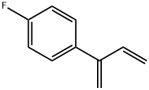 Benzene, 1-fluoro-4-(1-methylene-2-propenyl)- (9CI) Struktur