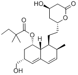 6'-HYDROXYMETHYL SIMVASTATIN Structure