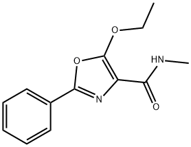 5-ETHOXY-N-METHYL-2-PHENYLOXAZOLE-4-CARBOXAMIDE Structure