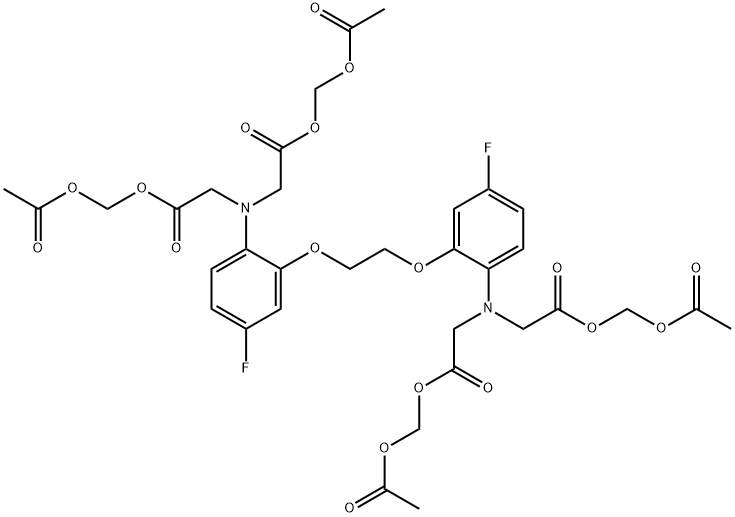 5 5'-DIFLUOR-BAPTA-AM Structure