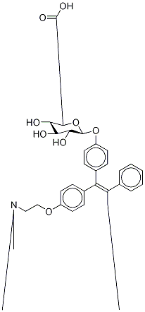 4-hydroxytamoxifen beta-glucuronide Structure