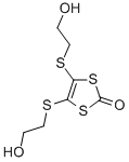 4,5-Bis-(2-hydroxy-ethylsulfanyl)-[1,3]dithiol-2-one Structure